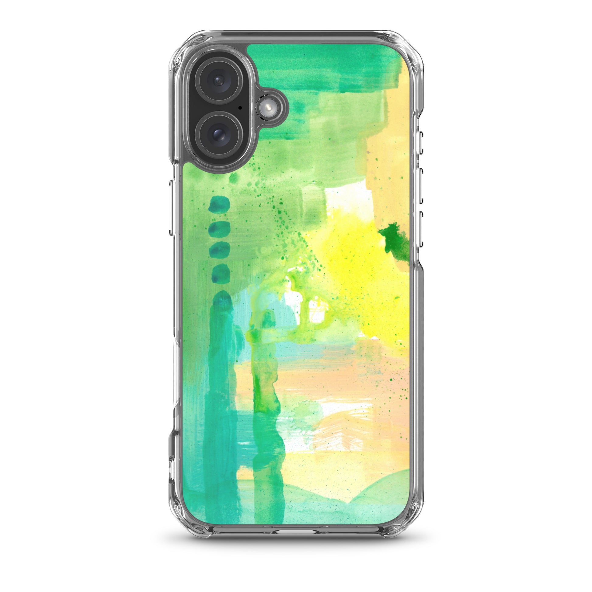 Aqua Abstract Design II Clear Case for iPhone® - Aquamarine Design - Artistic Gifts for Women - Art by Artist Tania Herrera from Aquamarine Design Studio