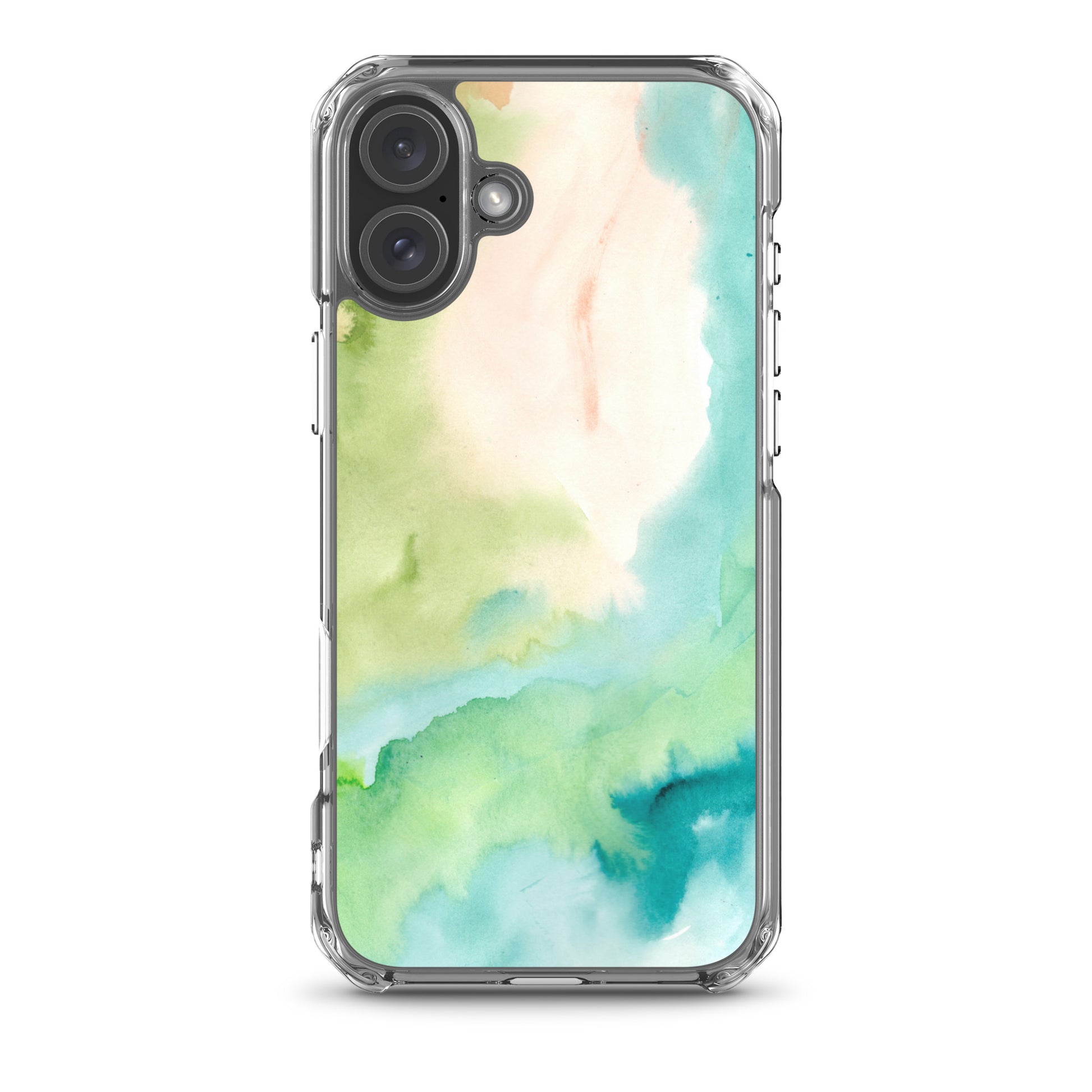 Soft Green Clear Case for iPhone® - Aquamarine Design - Artistic Gifts for Women - Art by Artist Tania Herrera from Aquamarine Design Studio