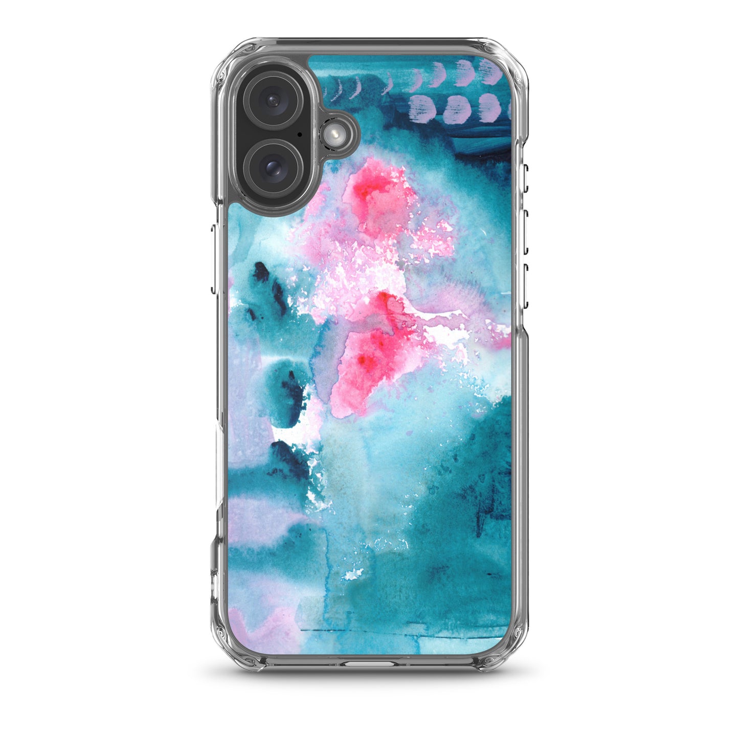 Magical Blue I Clear Case for iPhone® - Aquamarine Design - Artistic Gifts for Women - Art by Artist Tania Herrera from Aquamarine Design Studio