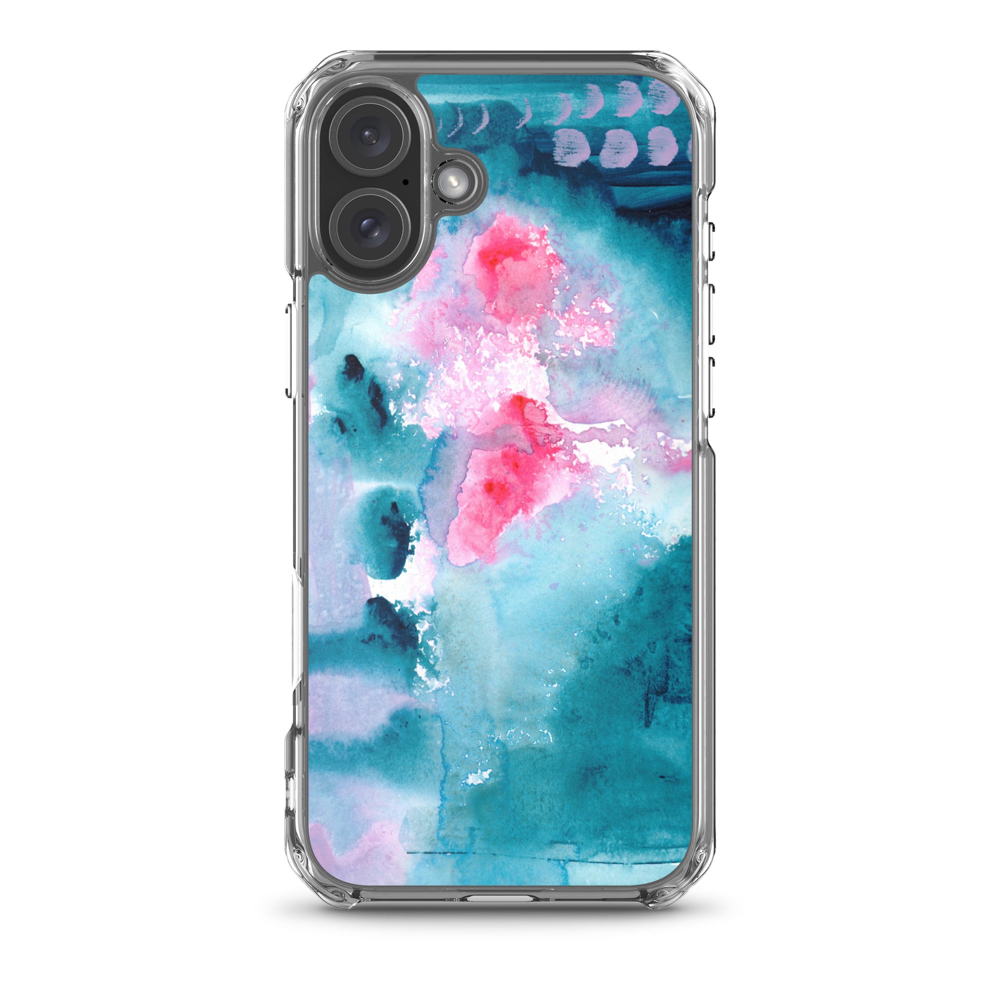 Magical Blue I Clear Case for iPhone® - Aquamarine Design - Artistic Gifts for Women - Art by Artist Tania Herrera from Aquamarine Design Studio