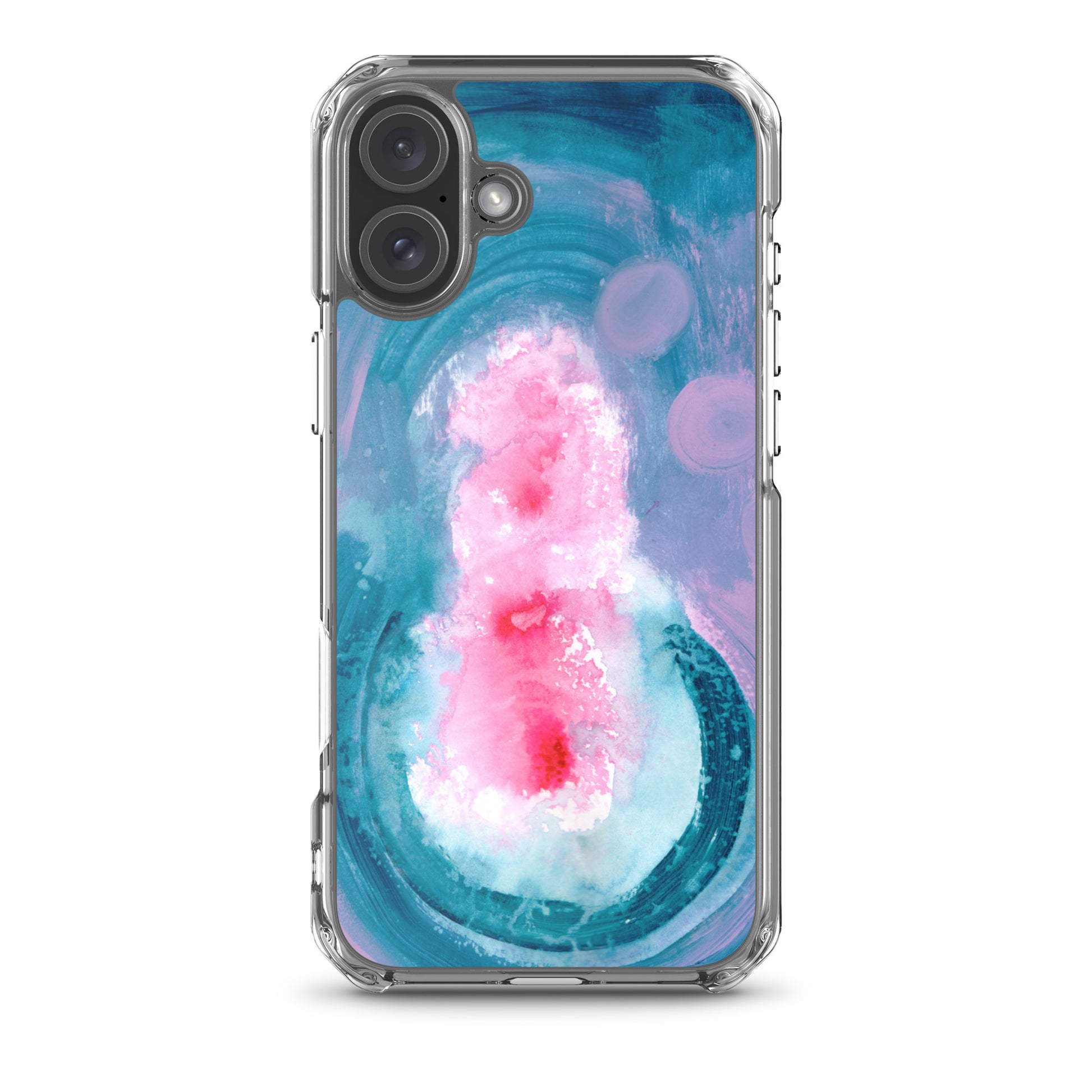 Magical Blue II Clear Case for iPhone® - Aquamarine Design - Artistic Gifts for Women - Art by Artist Tania Herrera from Aquamarine Design Studio