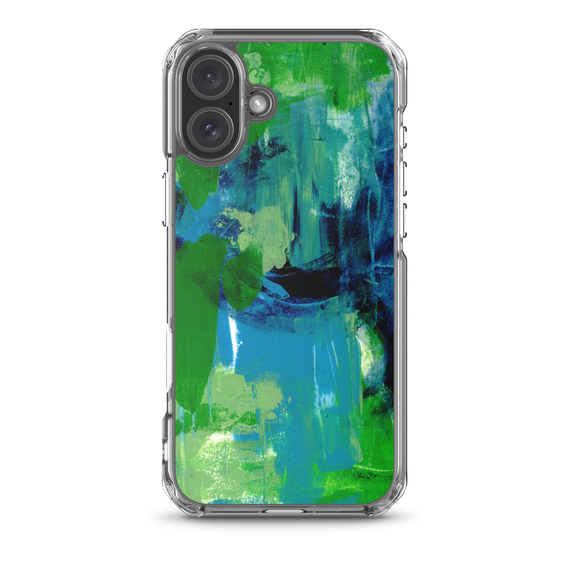 Cool Colors Clear Case for iPhone® - Aquamarine Design - Artistic Gifts for Women - Art by Artist Tania Herrera from Aquamarine Design Studio