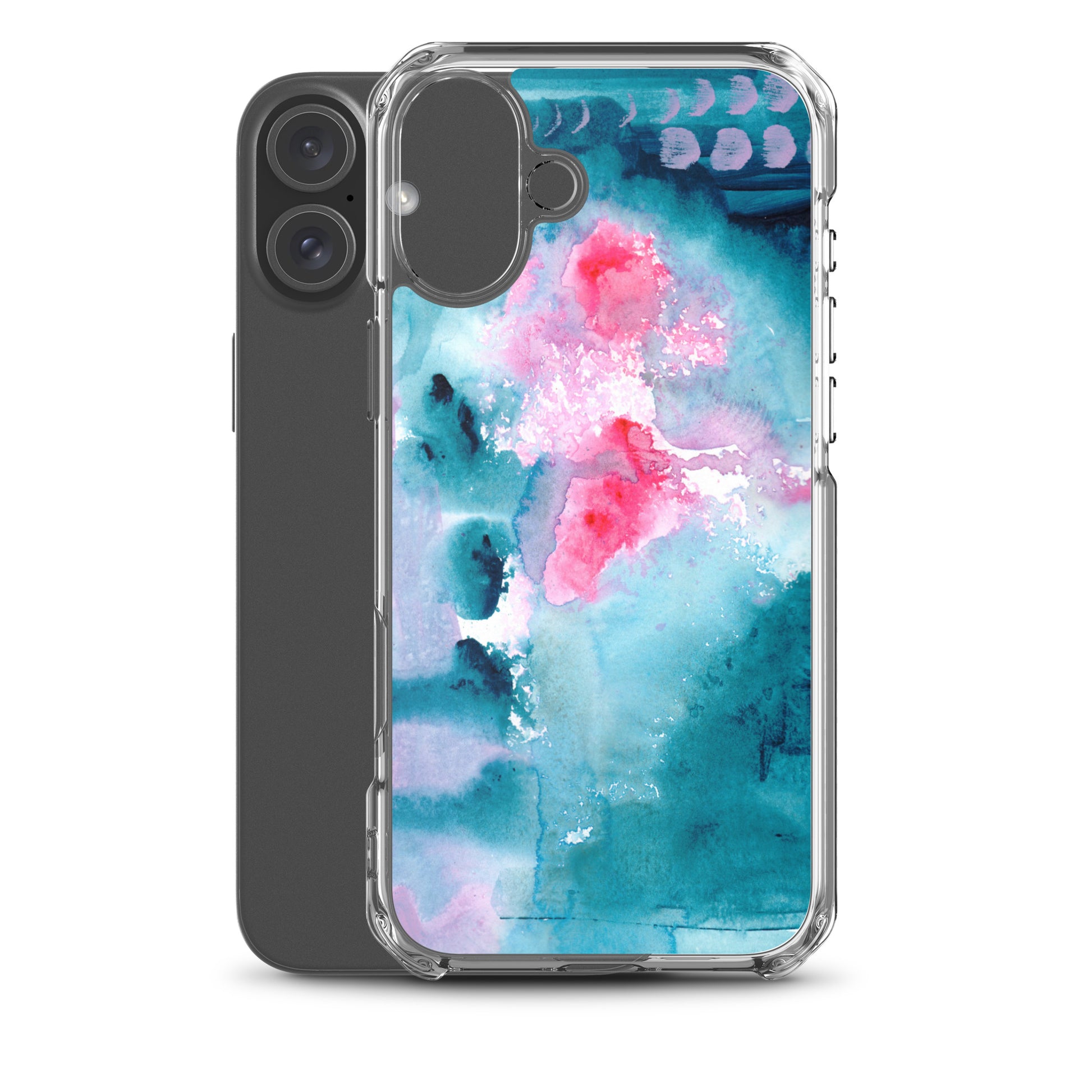 Magical Blue I Clear Case for iPhone® - Aquamarine Design - Artistic Gifts for Women - Art by Artist Tania Herrera from Aquamarine Design Studio