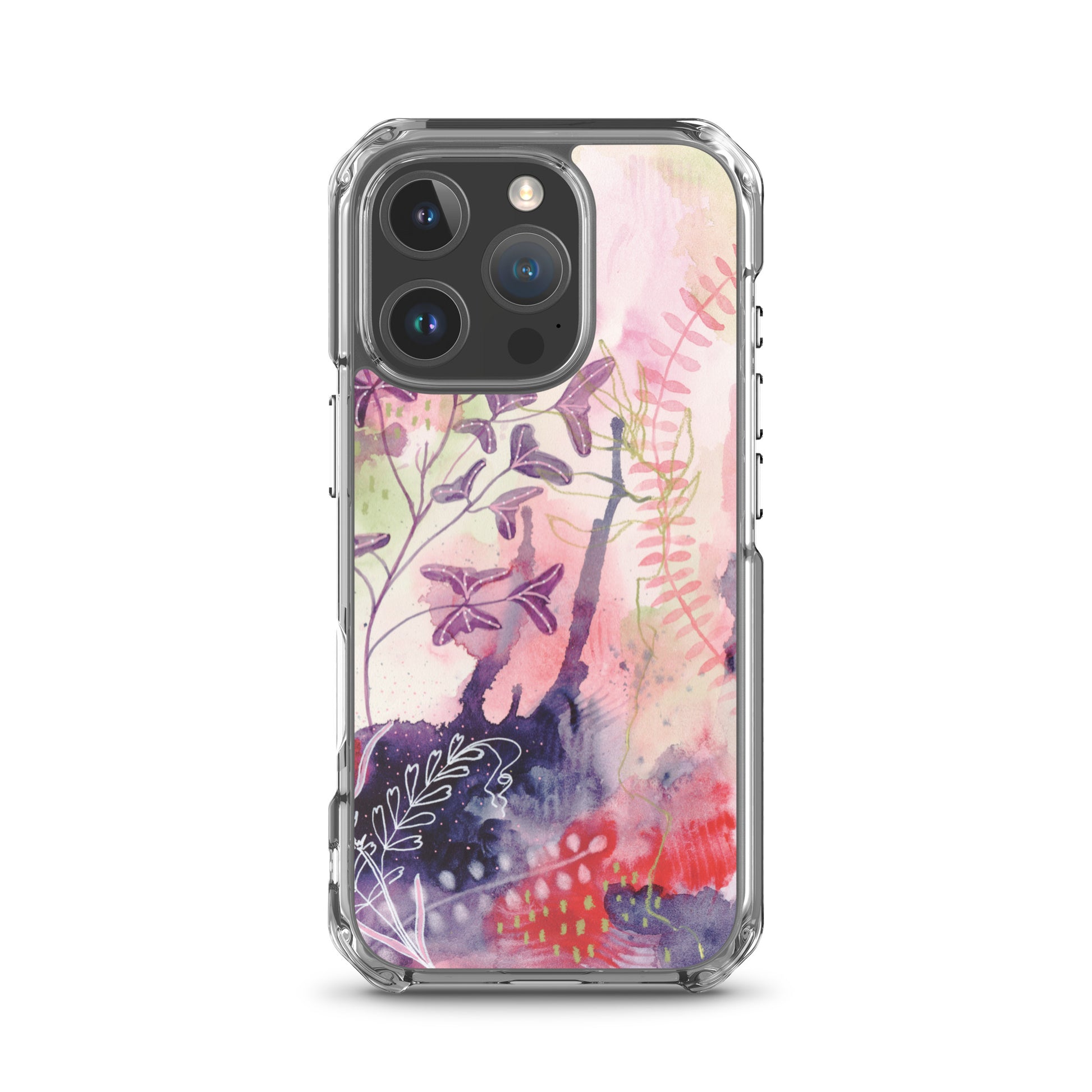Playful Clear Case for iPhone® - Aquamarine Design - Artistic Gifts for Women - Art by Artist Tania Herrera from Aquamarine Design Studio