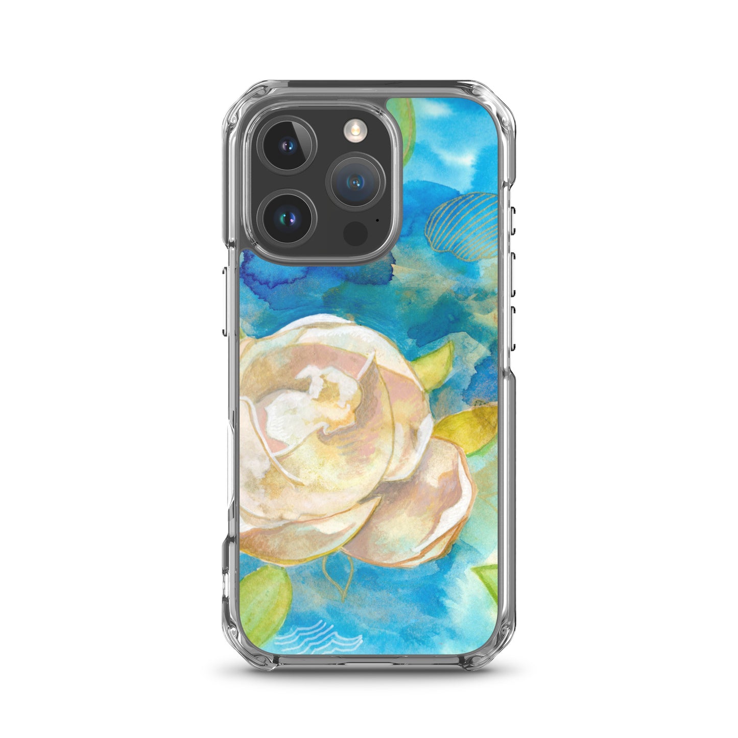 Clear Case for iPhone® - Aquamarine Design - Artistic Gifts for Women - Art by Artist Tania Herrera from Aquamarine Design Studio