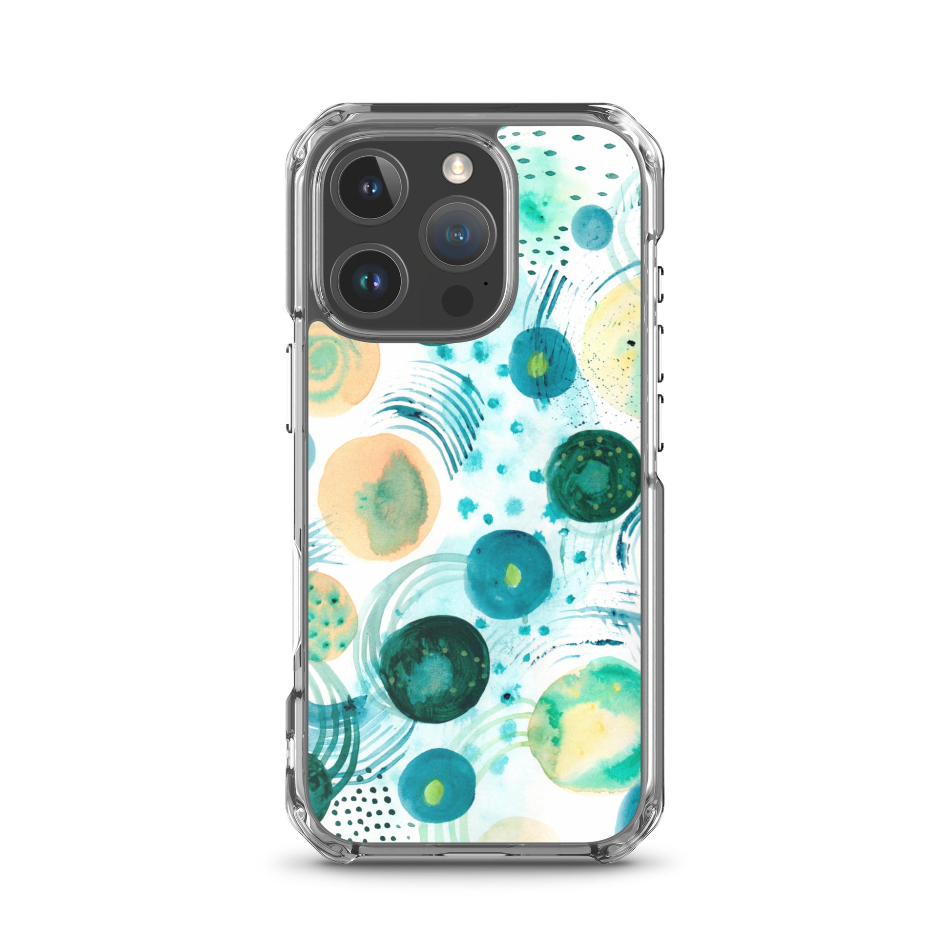 Geometrical Design Clear Case for iPhone® - Aquamarine Design - Artistic Gifts for Women - Art by Artist Tania Herrera from Aquamarine Design Studio