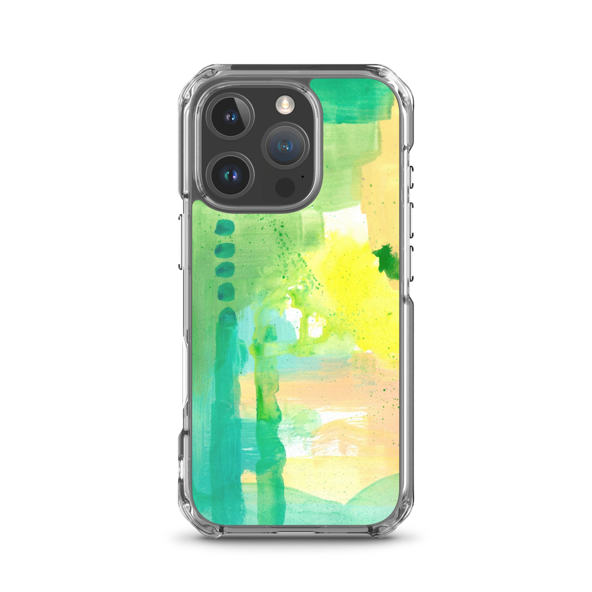 Aqua Abstract Design II Clear Case for iPhone® - Aquamarine Design - Artistic Gifts for Women - Art by Artist Tania Herrera from Aquamarine Design Studio
