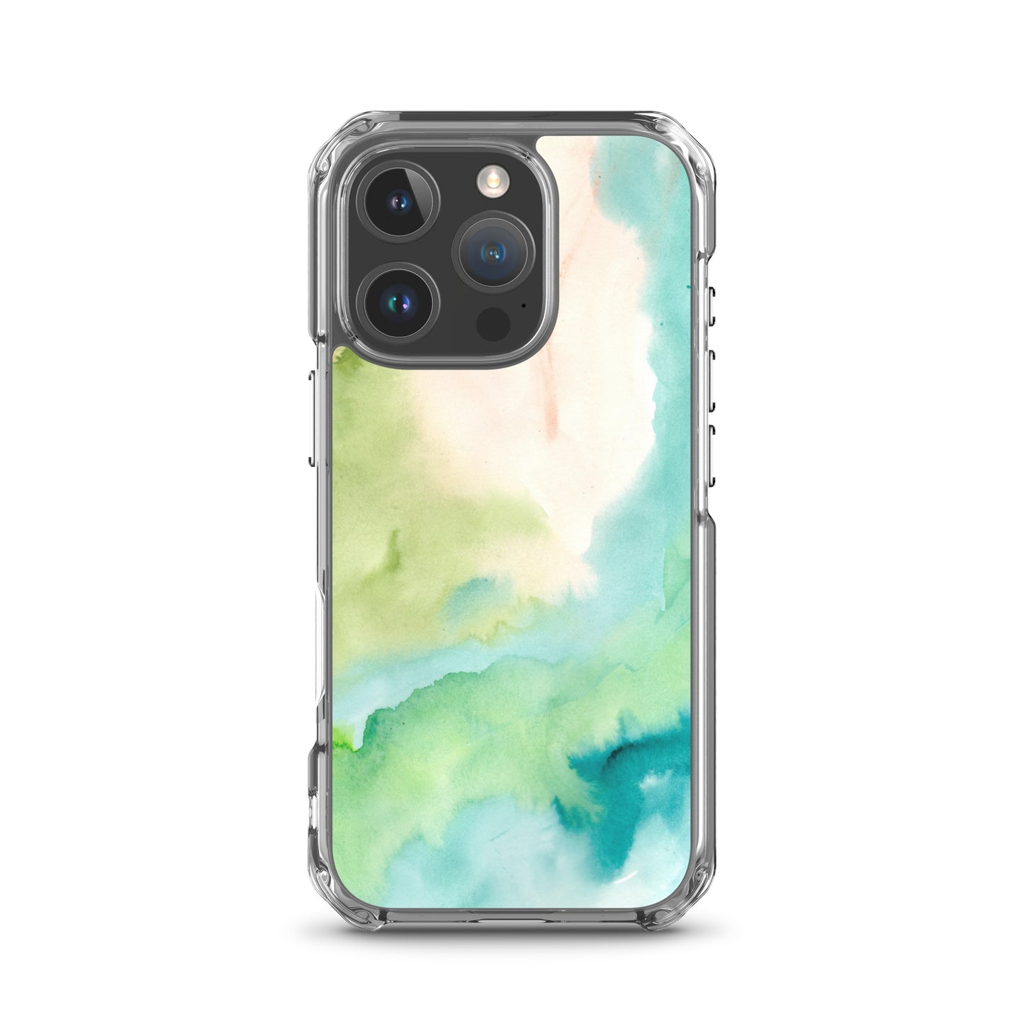 Soft Green Clear Case for iPhone® - Aquamarine Design - Artistic Gifts for Women - Art by Artist Tania Herrera from Aquamarine Design Studio