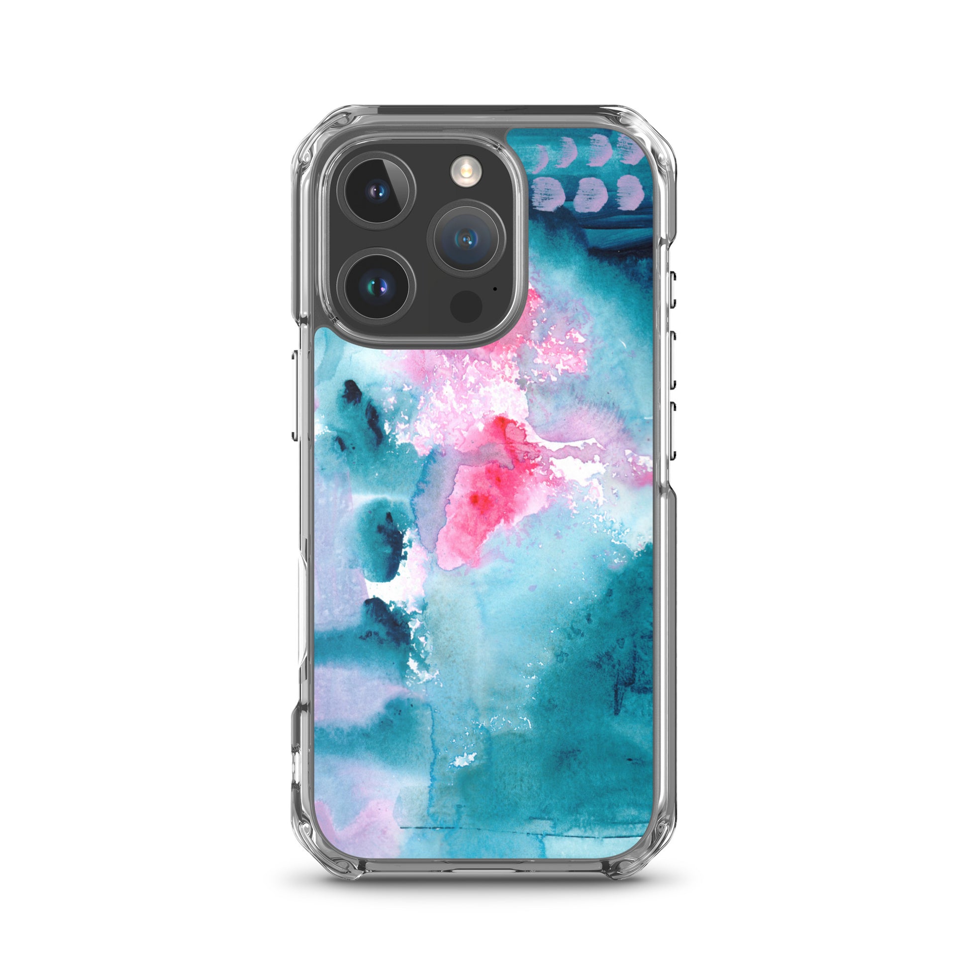 Magical Blue I Clear Case for iPhone® - Aquamarine Design - Artistic Gifts for Women - Art by Artist Tania Herrera from Aquamarine Design Studio