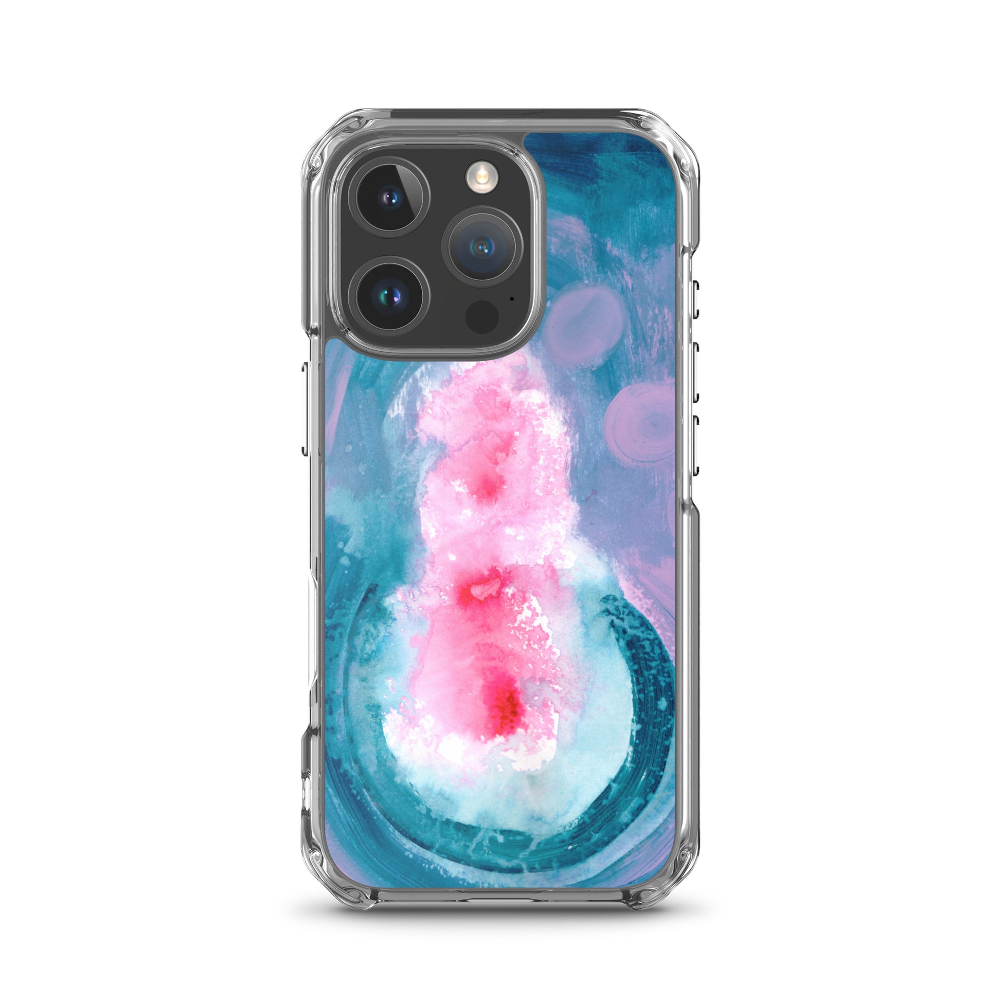 Magical Blue II Clear Case for iPhone® - Aquamarine Design - Artistic Gifts for Women - Art by Artist Tania Herrera from Aquamarine Design Studio