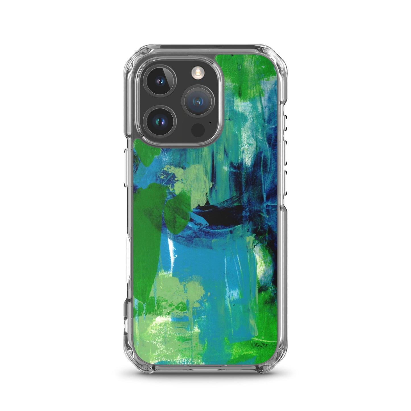 Cool Colors Clear Case for iPhone® - Aquamarine Design - Artistic Gifts for Women - Art by Artist Tania Herrera from Aquamarine Design Studio