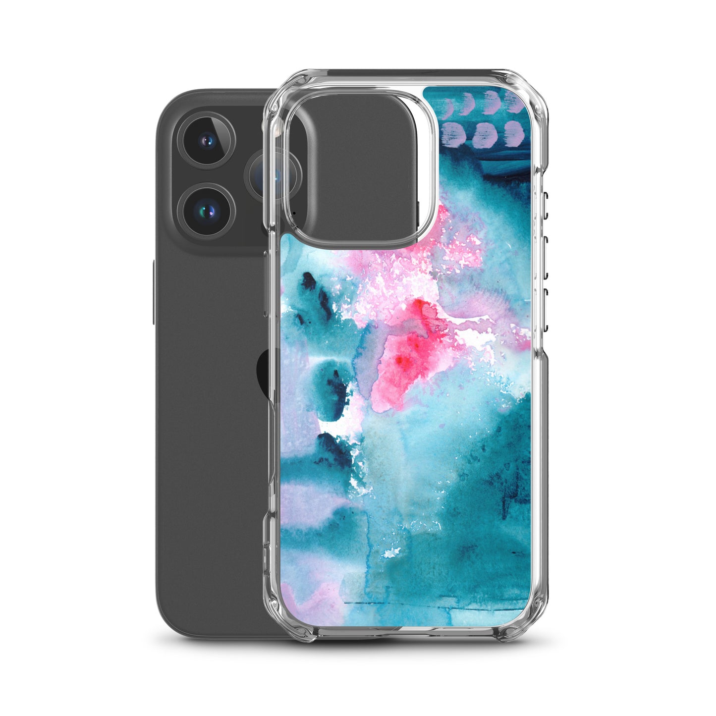 Magical Blue I Clear Case for iPhone® - Aquamarine Design - Artistic Gifts for Women - Art by Artist Tania Herrera from Aquamarine Design Studio