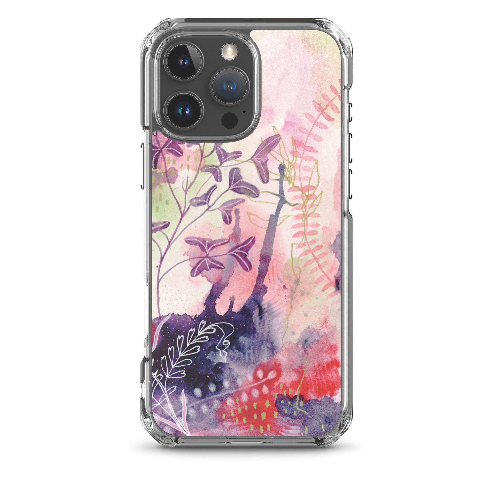 Playful Clear Case for iPhone® - Aquamarine Design - Artistic Gifts for Women - Art by Artist Tania Herrera from Aquamarine Design Studio