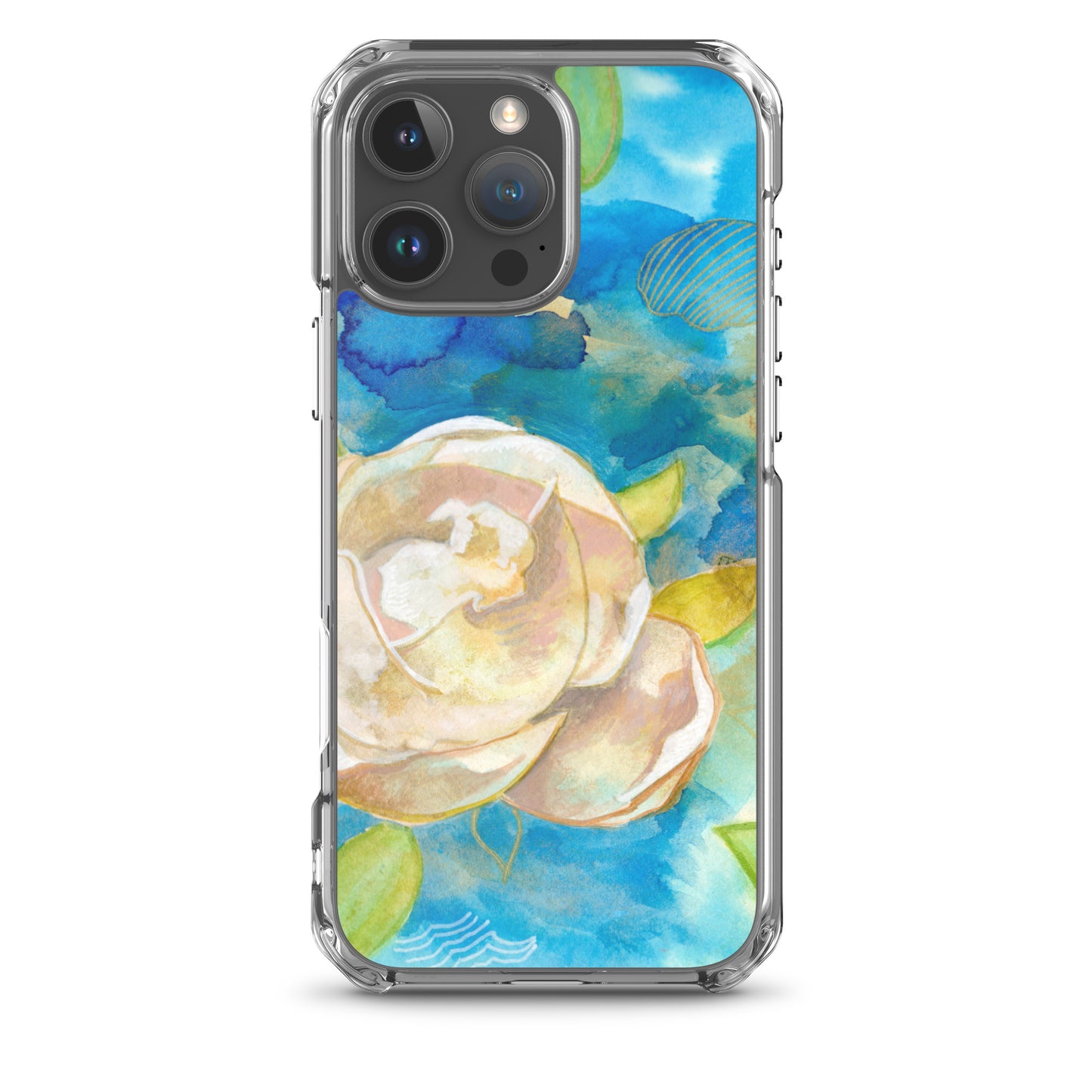 Clear Case for iPhone® - Aquamarine Design - Artistic Gifts for Women - Art by Artist Tania Herrera from Aquamarine Design Studio