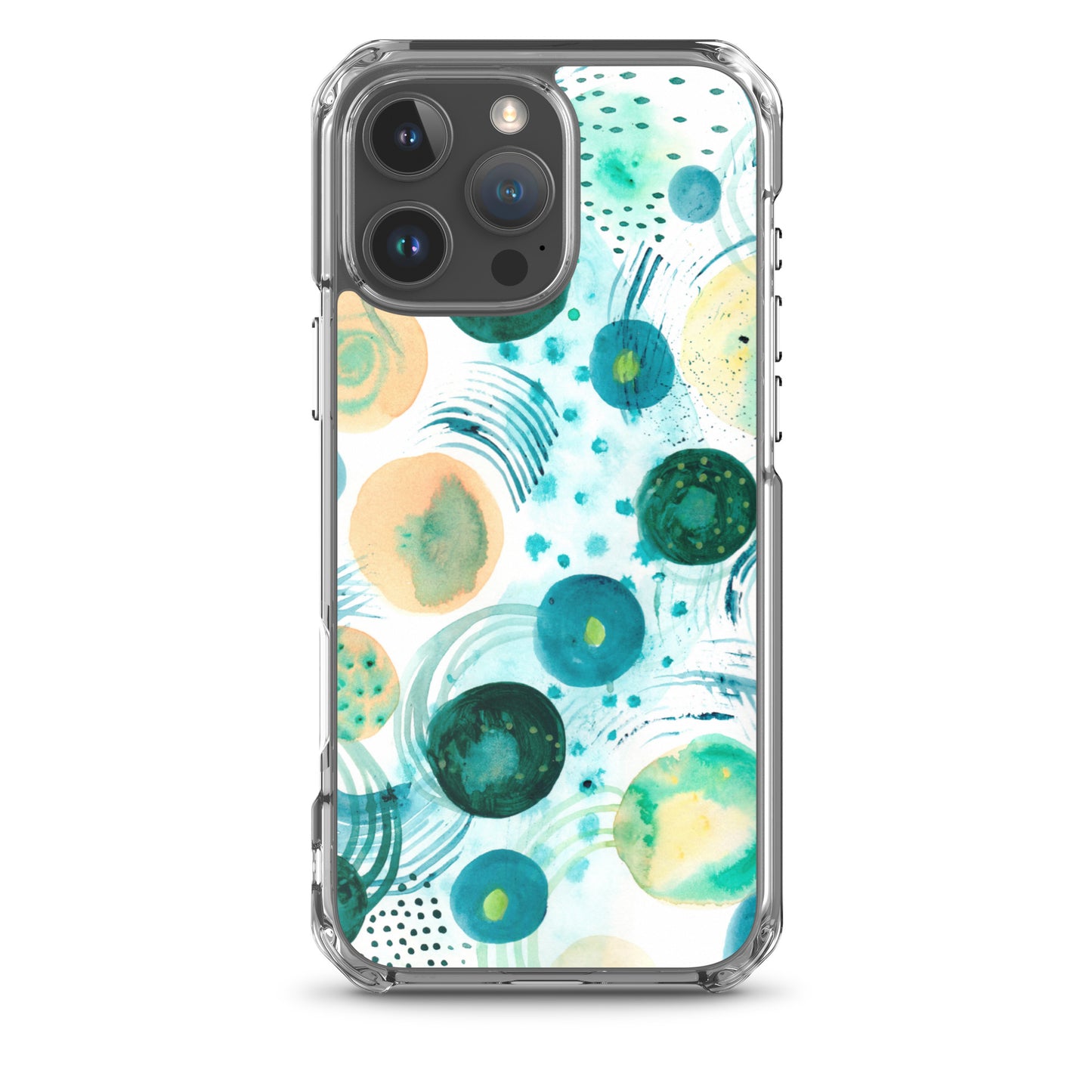 Geometrical Design Clear Case for iPhone® - Aquamarine Design - Artistic Gifts for Women - Art by Artist Tania Herrera from Aquamarine Design Studio