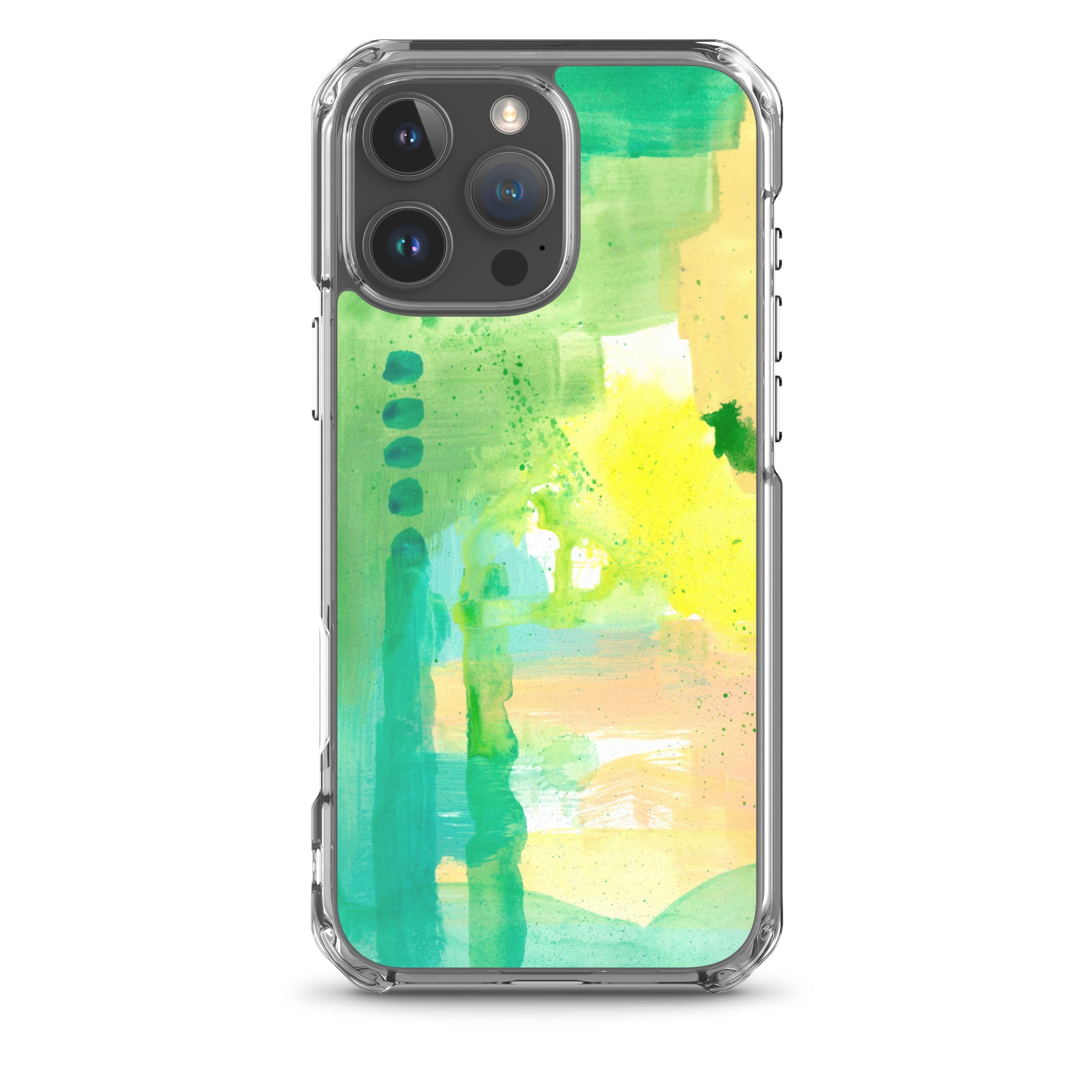 Aqua Abstract Design II Clear Case for iPhone® - Aquamarine Design - Artistic Gifts for Women - Art by Artist Tania Herrera from Aquamarine Design Studio
