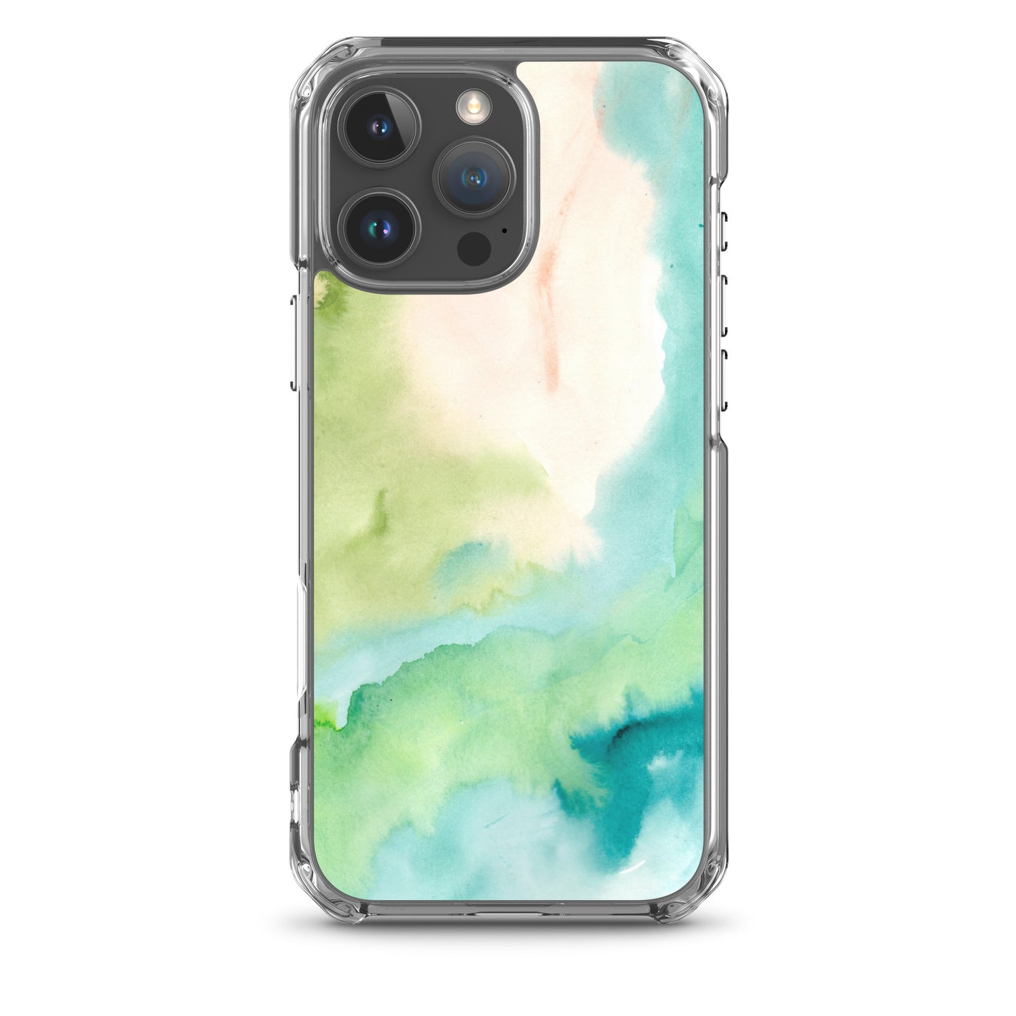 Soft Green Clear Case for iPhone® - Aquamarine Design - Artistic Gifts for Women - Art by Artist Tania Herrera from Aquamarine Design Studio