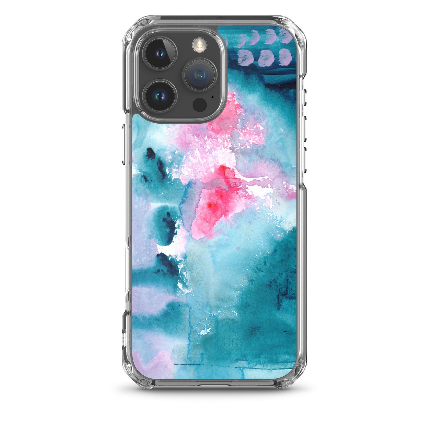 Magical Blue I Clear Case for iPhone® - Aquamarine Design - Artistic Gifts for Women - Art by Artist Tania Herrera from Aquamarine Design Studio