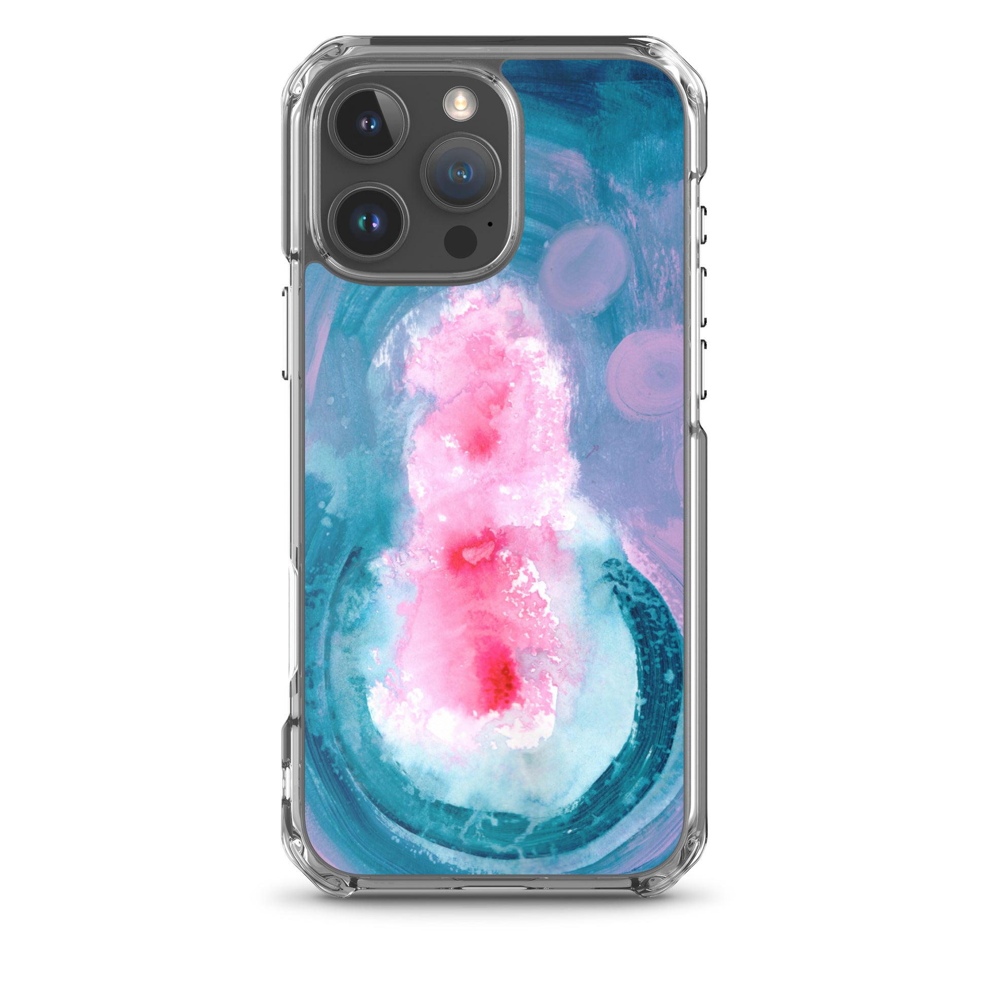 Magical Blue II Clear Case for iPhone® - Aquamarine Design - Artistic Gifts for Women - Art by Artist Tania Herrera from Aquamarine Design Studio