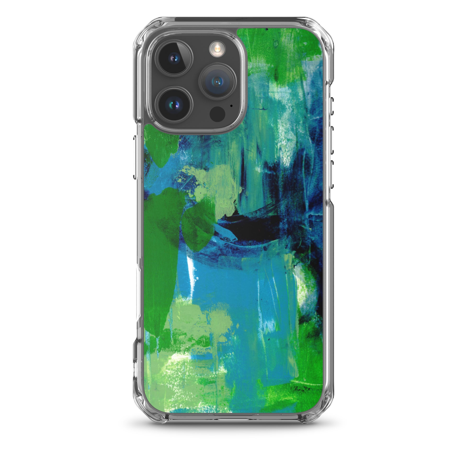 Cool Colors Clear Case for iPhone® - Aquamarine Design - Artistic Gifts for Women - Art by Artist Tania Herrera from Aquamarine Design Studio