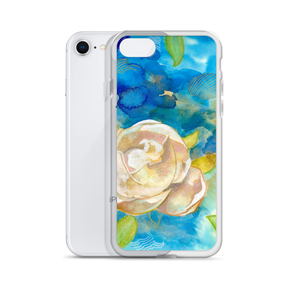 Clear Case for iPhone® - Aquamarine Design - Artistic Gifts for Women - Art by Artist Tania Herrera from Aquamarine Design Studio