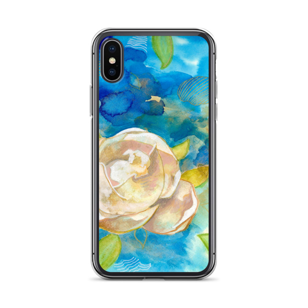 Clear Case for iPhone® - Aquamarine Design - Artistic Gifts for Women - Art by Artist Tania Herrera from Aquamarine Design Studio