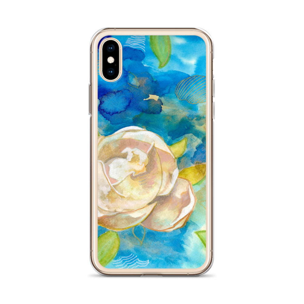 Clear Case for iPhone® - Aquamarine Design - Artistic Gifts for Women - Art by Artist Tania Herrera from Aquamarine Design Studio
