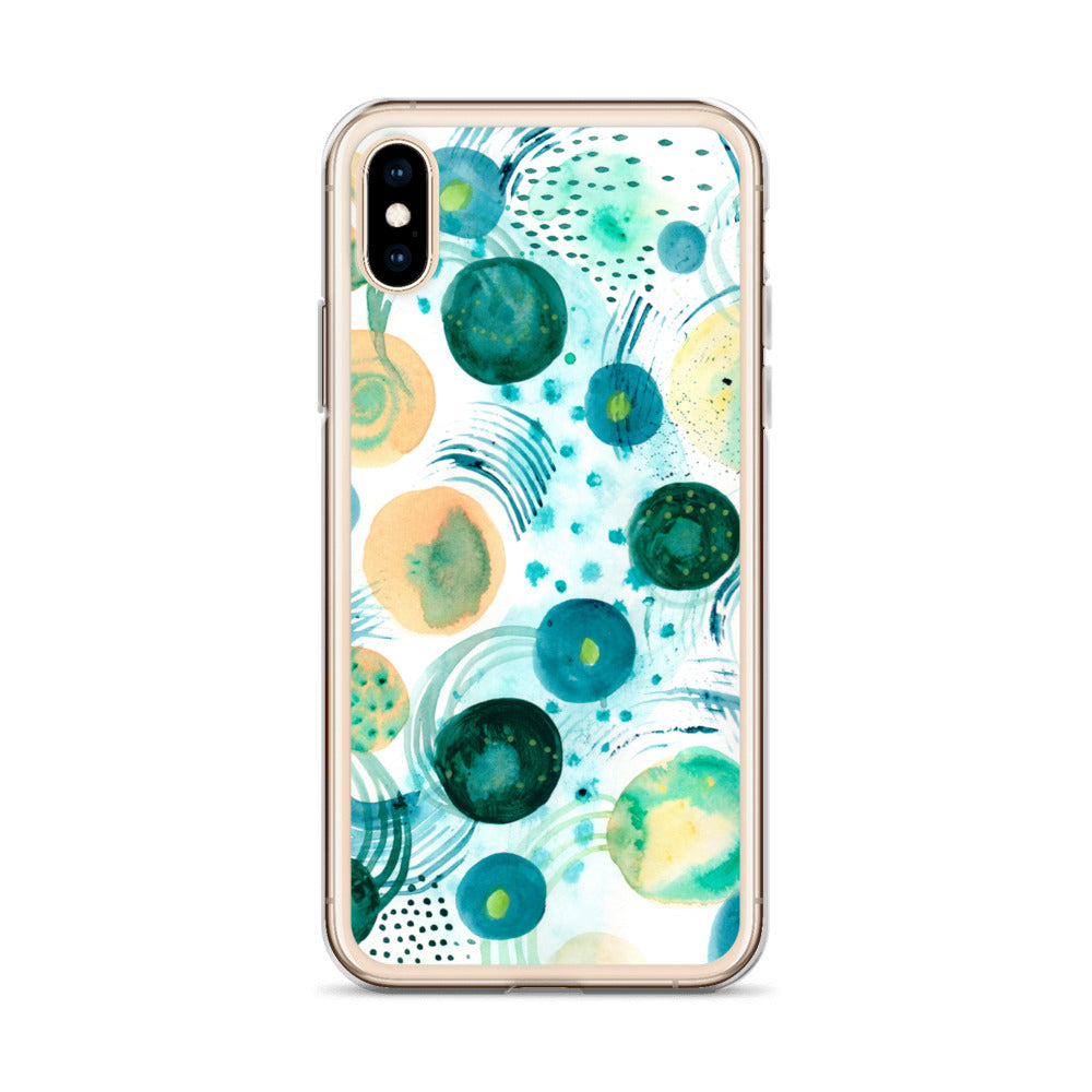 Geometrical Design Clear Case for iPhone® - Aquamarine Design - Artistic Gifts for Women - Art by Artist Tania Herrera from Aquamarine Design Studio