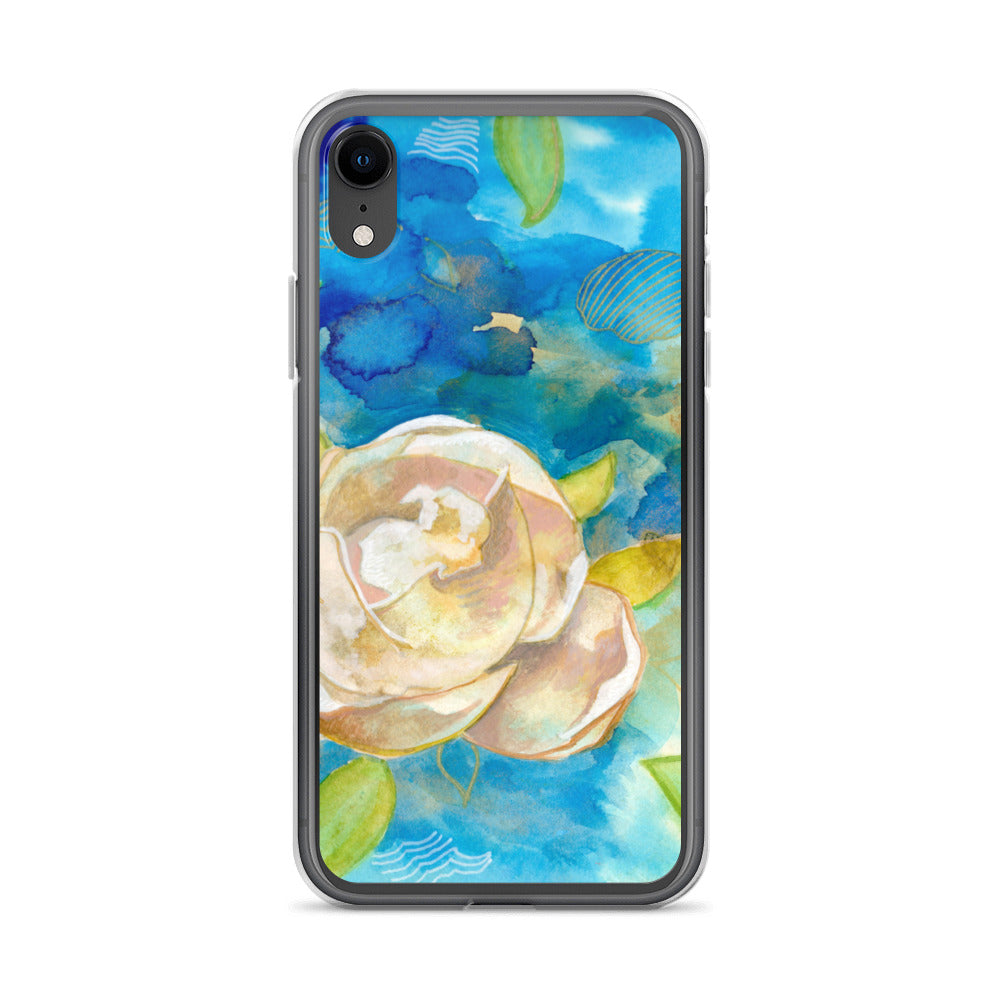 Clear Case for iPhone® - Aquamarine Design - Artistic Gifts for Women - Art by Artist Tania Herrera from Aquamarine Design Studio