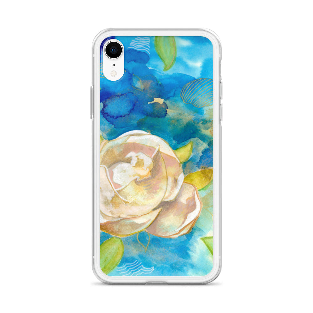 Clear Case for iPhone® - Aquamarine Design - Artistic Gifts for Women - Art by Artist Tania Herrera from Aquamarine Design Studio