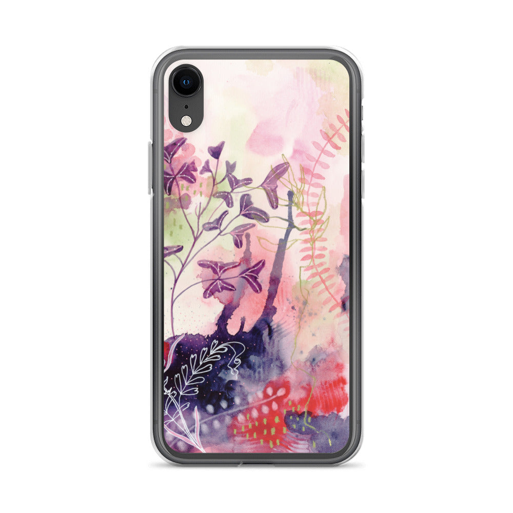 Playful Clear Case for iPhone® - Aquamarine Design - Artistic Gifts for Women - Art by Artist Tania Herrera from Aquamarine Design Studio