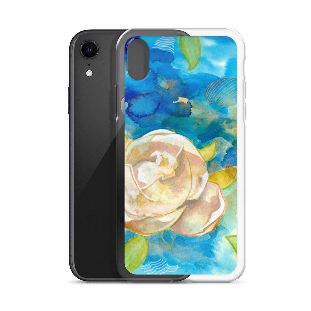 Clear Case for iPhone® - Aquamarine Design - Artistic Gifts for Women - Art by Artist Tania Herrera from Aquamarine Design Studio