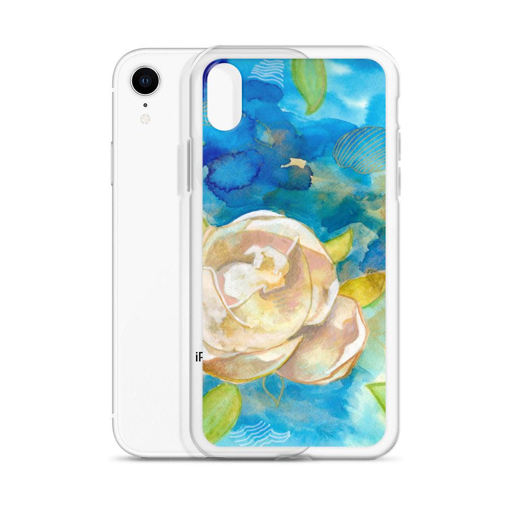Clear Case for iPhone® - Aquamarine Design - Artistic Gifts for Women - Art by Artist Tania Herrera from Aquamarine Design Studio