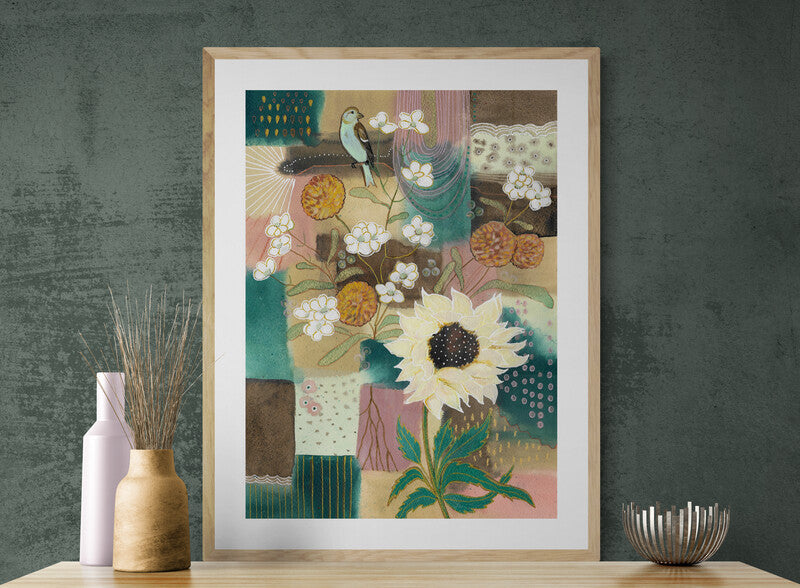 Autumn Garden - Art Print