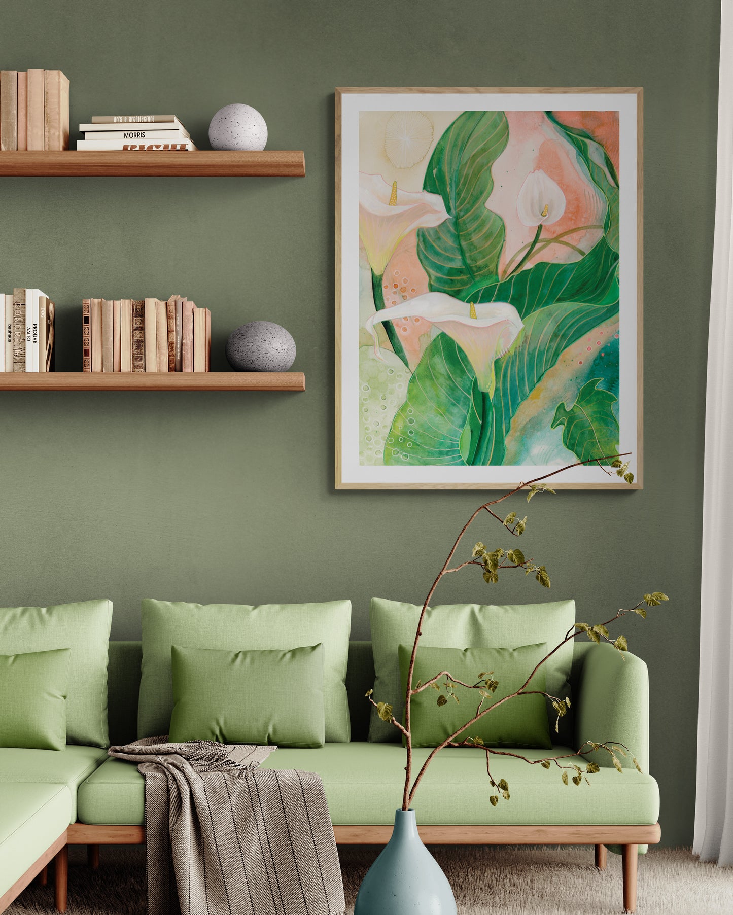 Calla Lilies Whisper - Art Print