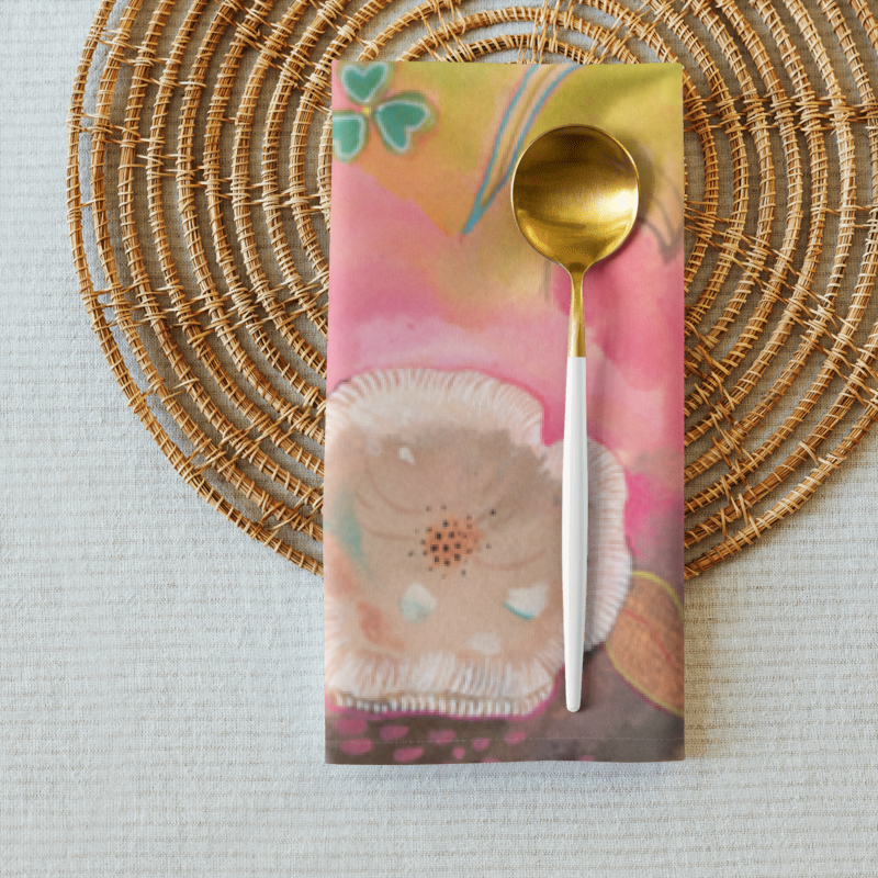 Mushroom Cloth napkin set