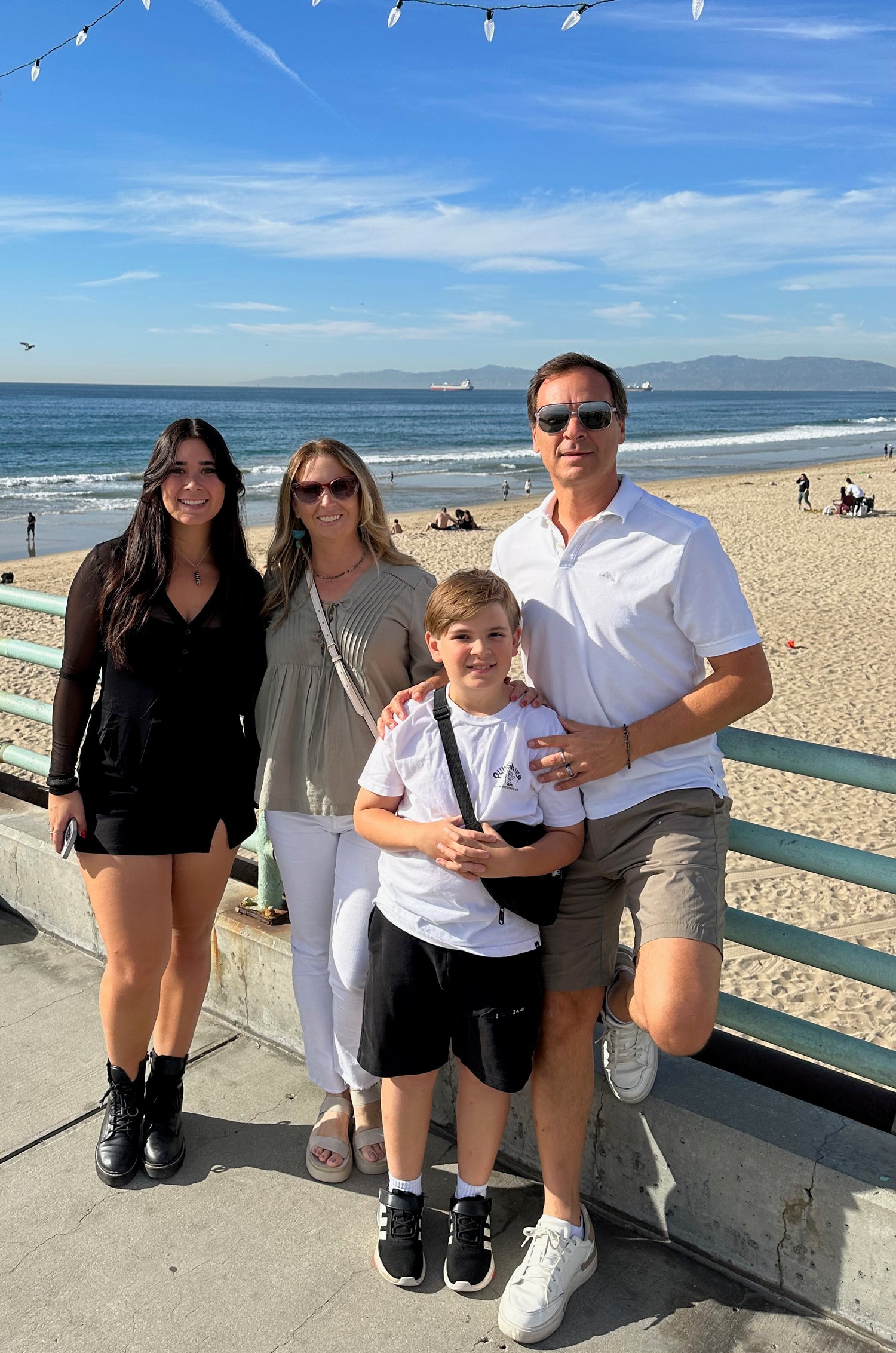 Artist Tania Herrera and her family in Southern California