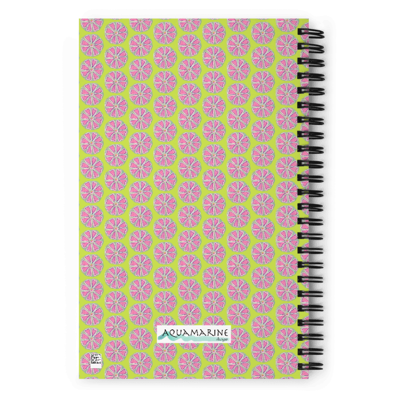 Colorful Night- Spiral notebook - Aquamarine Design - Artistic Gifts for Women - Art by Artist Tania Herrera from Aquamarine Design Studio