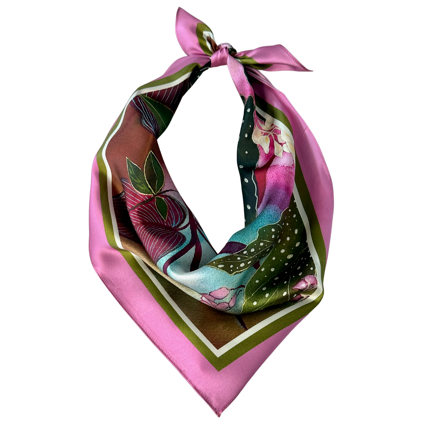 Pink Garden Scarf