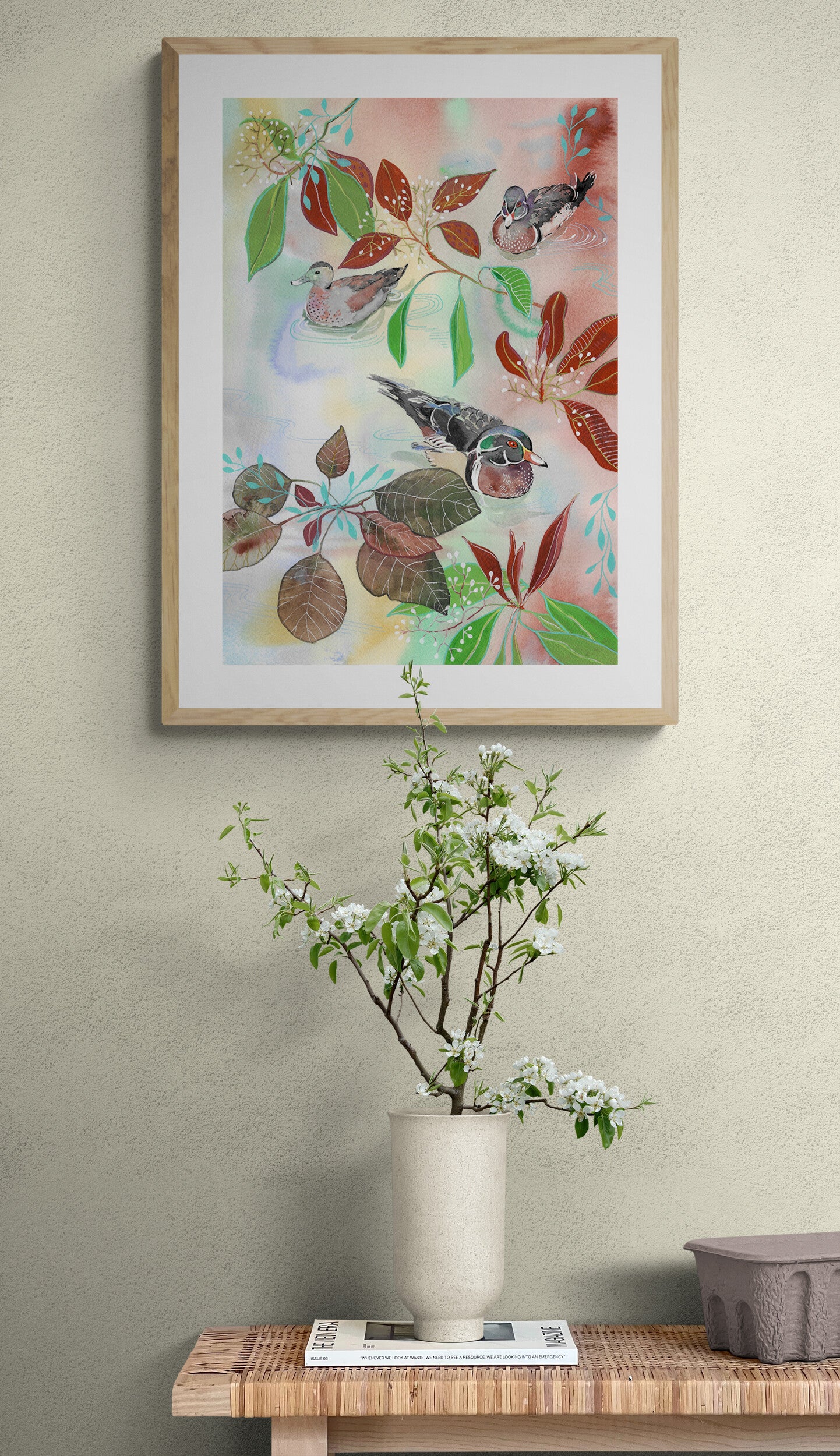 The Duck Pond - Art Print