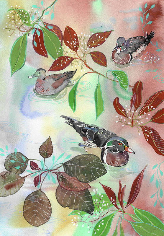 The Duck Pond - Art Print