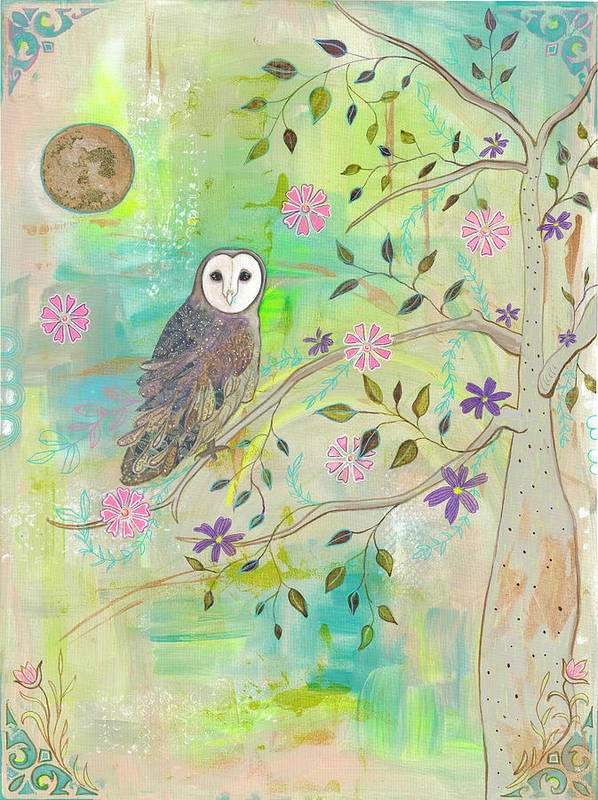 Colorful Night - Art Print - Aquamarine Design - Artistic Gifts for Women - Art by Artist Tania Herrera from Aquamarine Design Studio