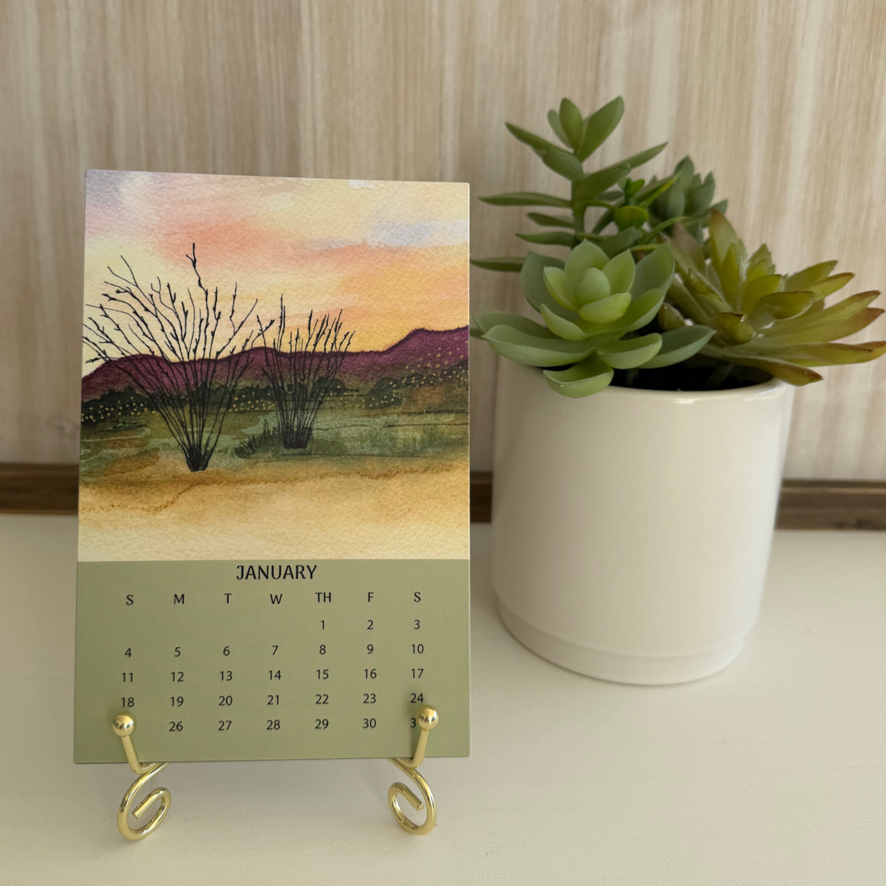 2026 Desk Calendar- Dreamscapes