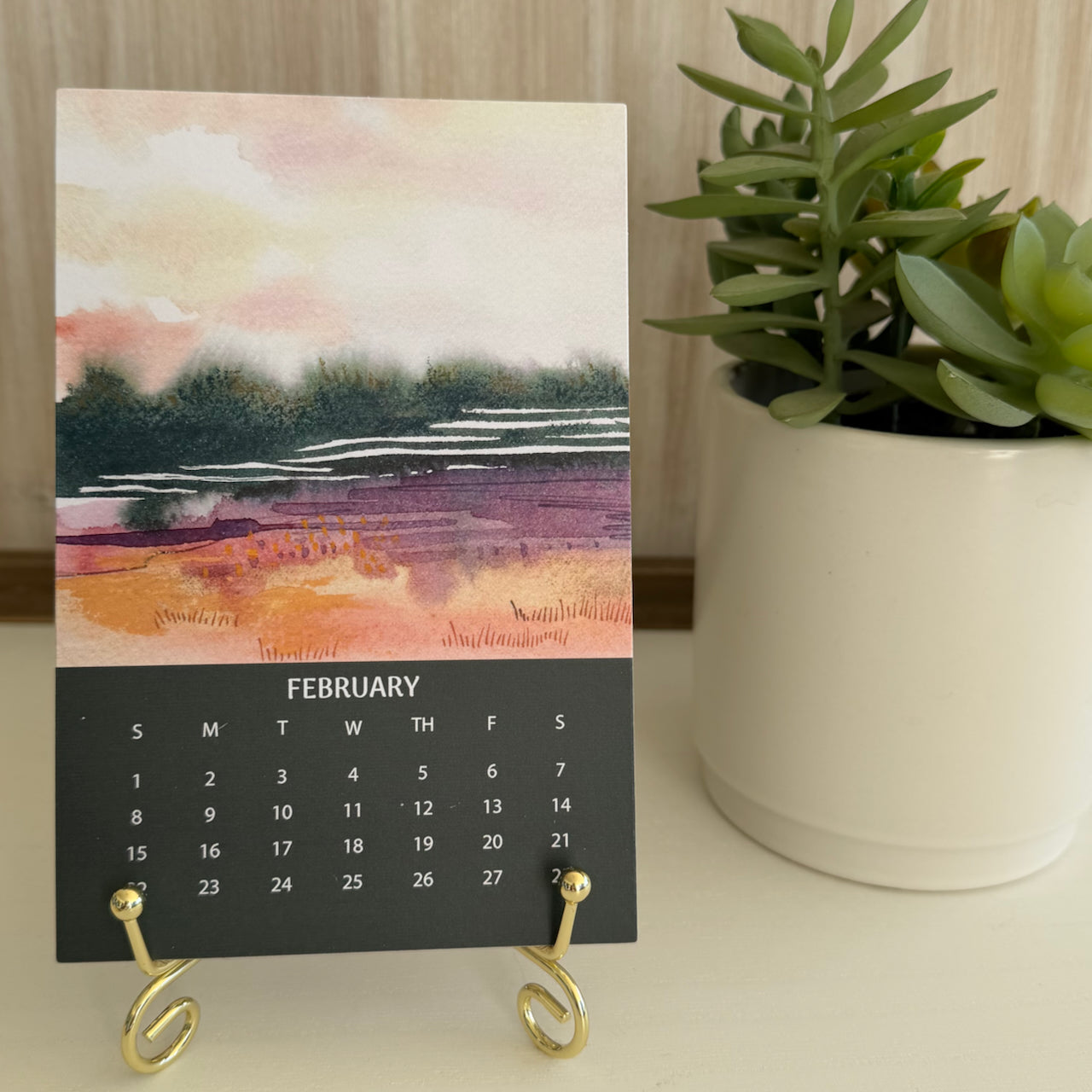2026 Desk Calendar- Dreamscapes