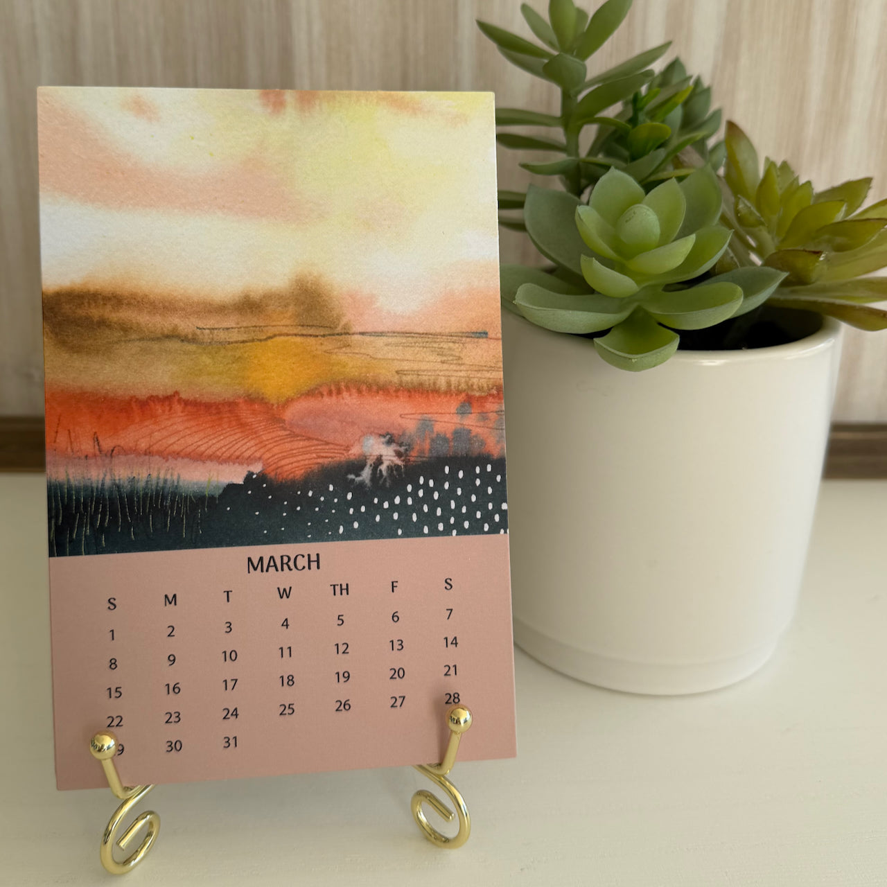 2026 Desk Calendar- Dreamscapes