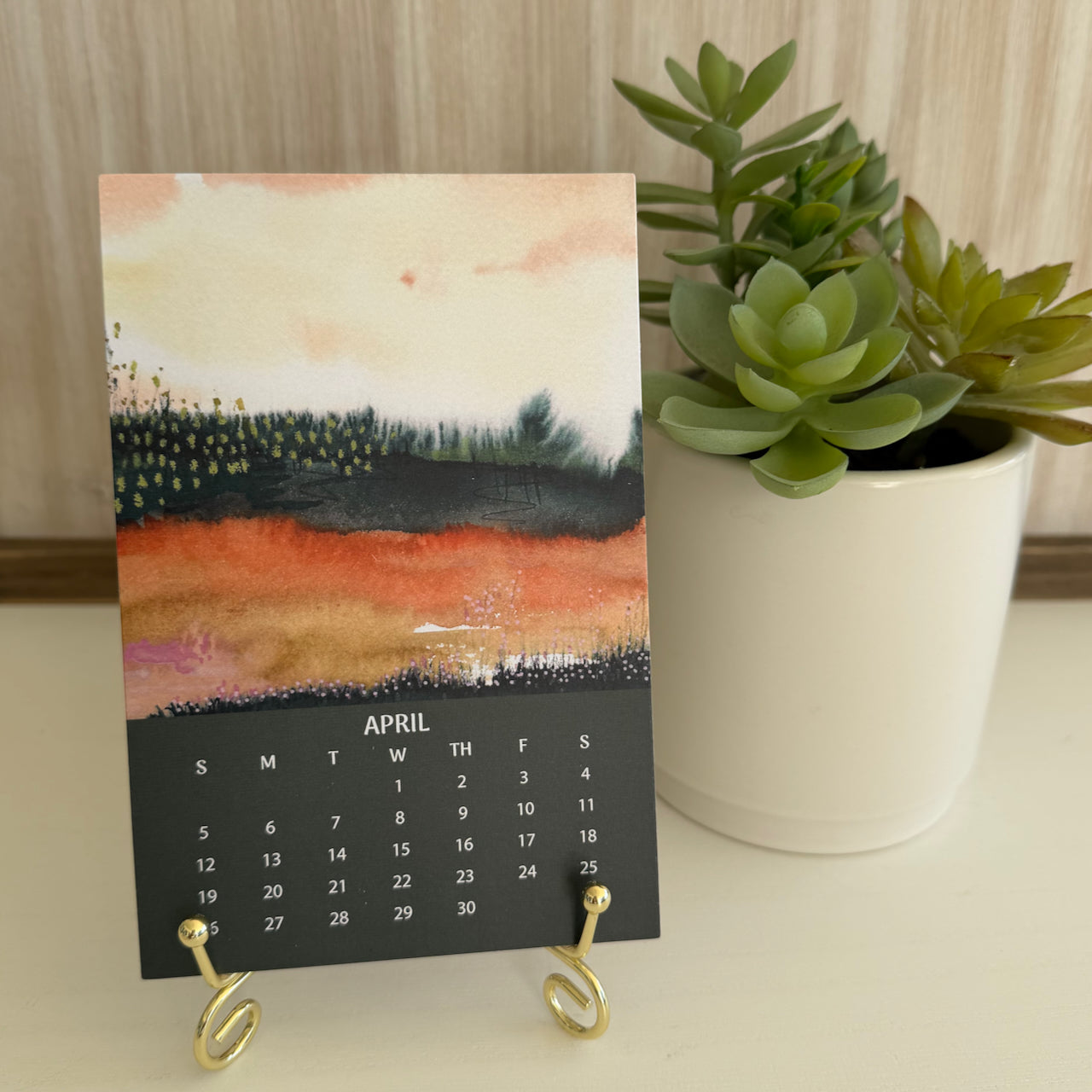 2026 Desk Calendar- Dreamscapes