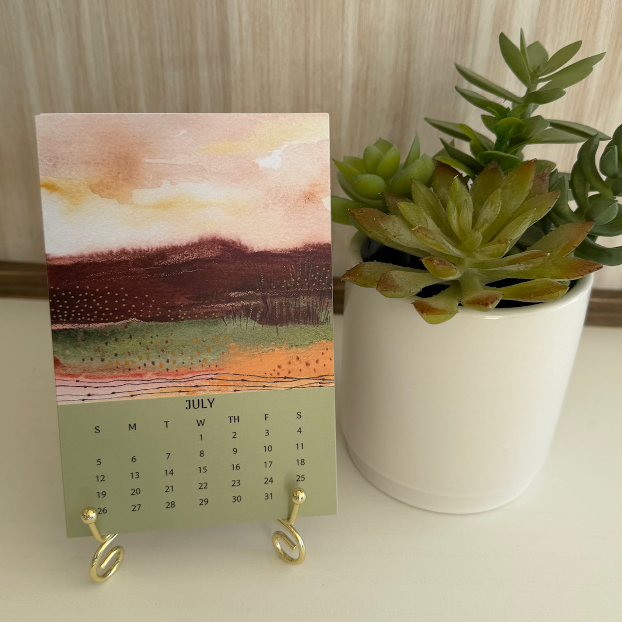 2026 Desk Calendar- Dreamscapes
