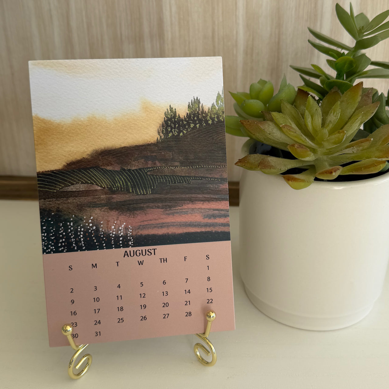 2026 Desk Calendar- Dreamscapes