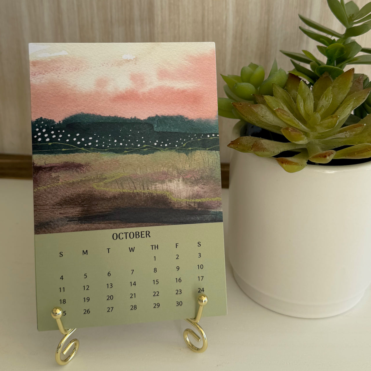 2026 Desk Calendar- Dreamscapes