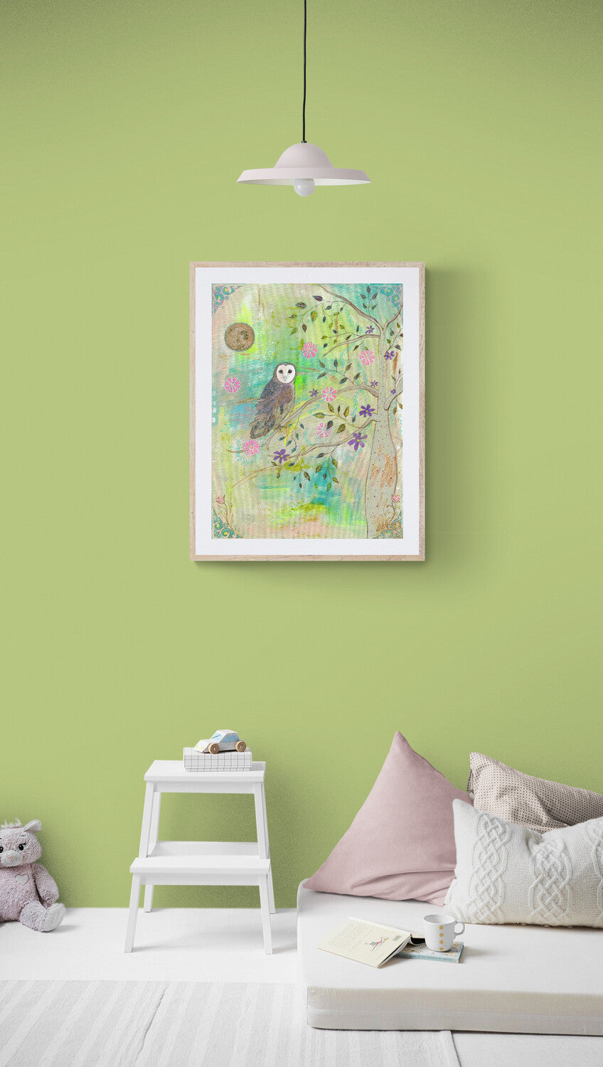 Colorful Night - Art Print - Aquamarine Design - Artistic Gifts for Women - Art by Artist Tania Herrera from Aquamarine Design Studio